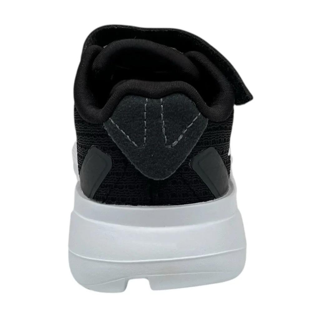 Adidas Duramo Baby Infant Boys Slip-on Sneaker Size 5 Black-White Flexible Shoes